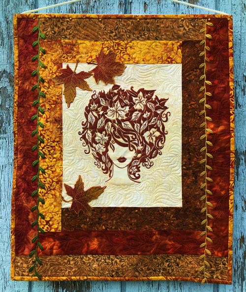 Autumn Girl Quilt Pic