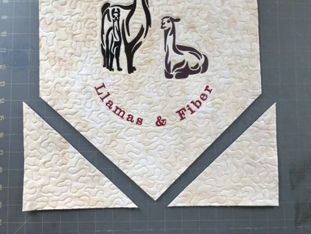 Quilted Llama Farm Pennant image 7