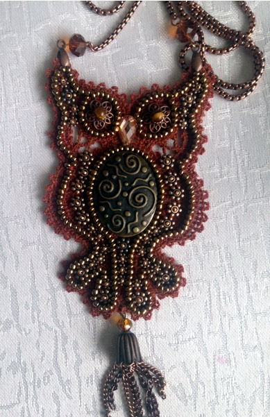 Photo of the finished pendant.