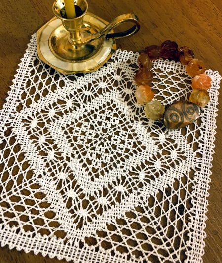 Photo of a finished doily