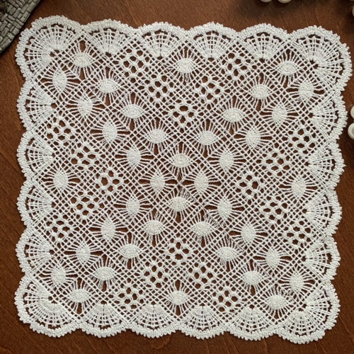 Photo of a finished doily
