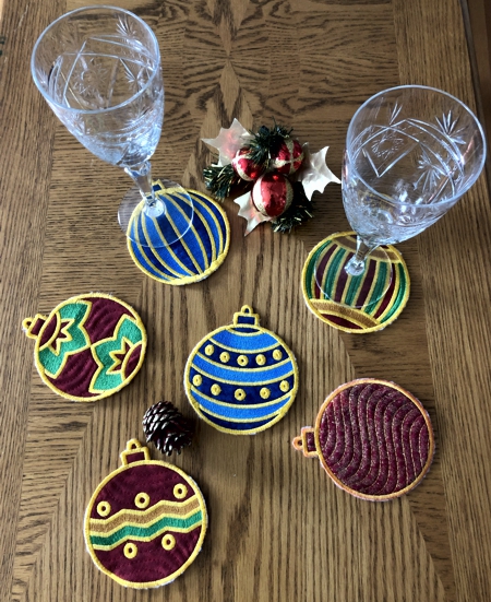 Christmas Coasters In-the-Hoop (ITH) image 9