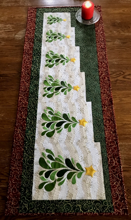 Christmas Tree Table Runner