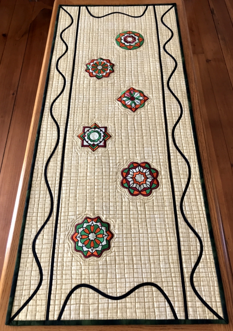 Modern-Style Mandala Table Runner