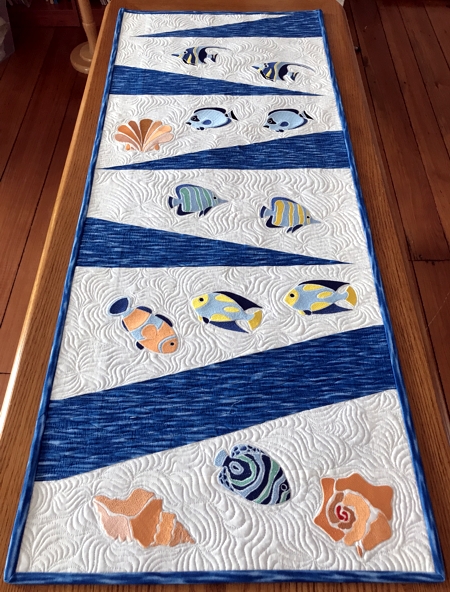 Tropical Vacation Table Runner or Wall Hanging