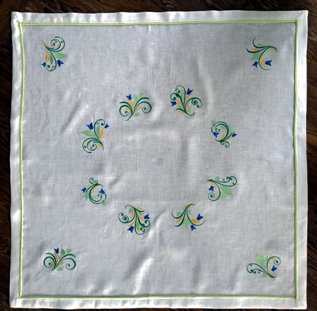 Spring Themed Linen Table Runner image 10