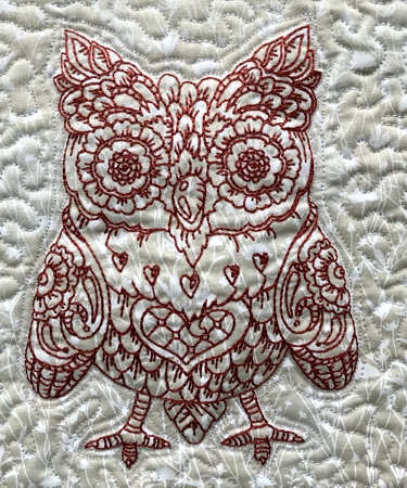 Whimsical Owl Wall or Lap Quilt image 2