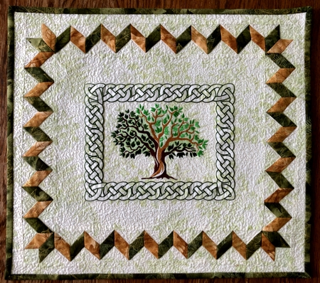 Summer Tree Wall Quilt image 1