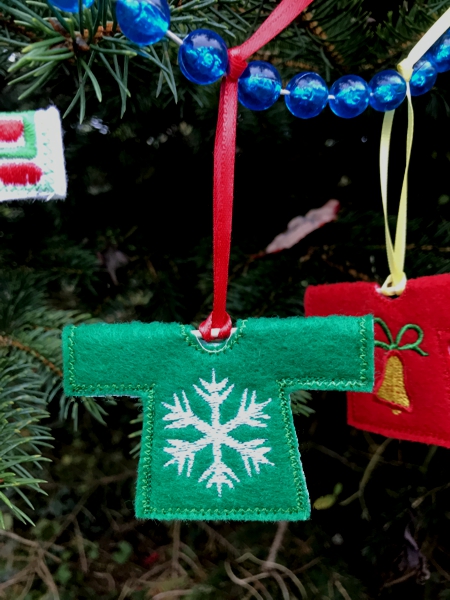 Sweatshirt Christmas Tree Ornaments image 14
