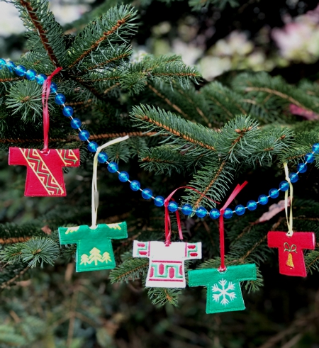 Sweatshirt Christmas Tree Ornaments image 11