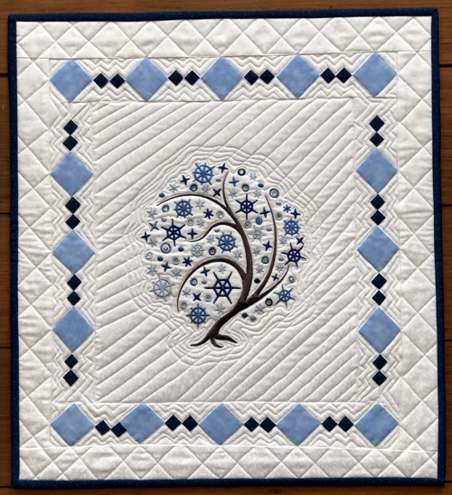 Winter Tree Art Quilt