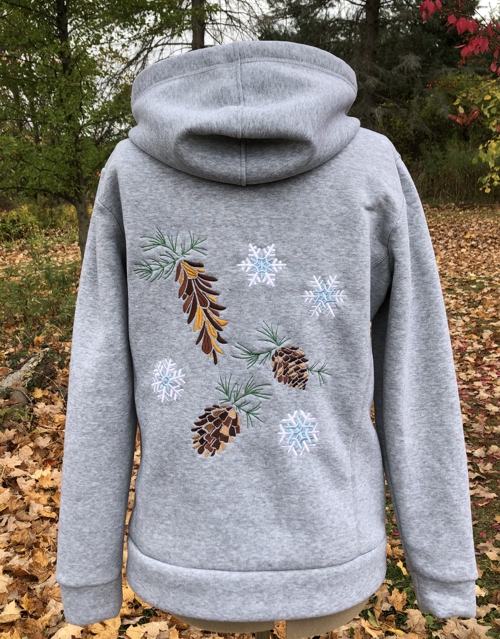 Finished hoody.