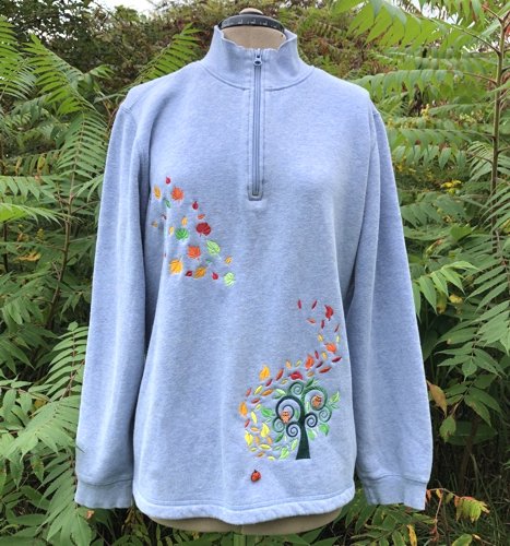 Decorate Your Sweatshirt for Fall with Machine Embroidery