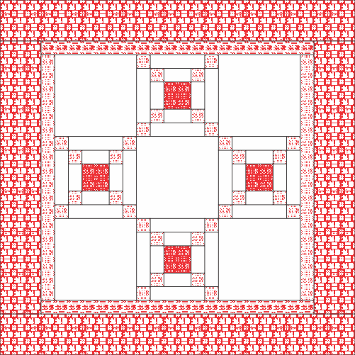Red and White Winter Quilt