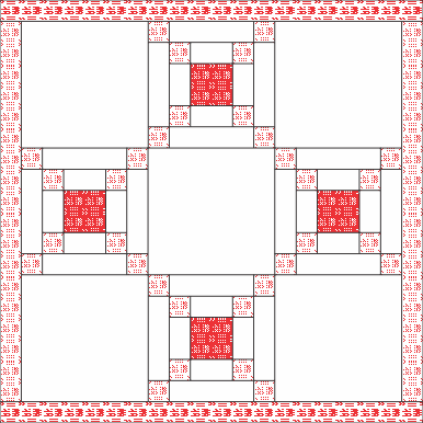 Red and White Winter Quilt