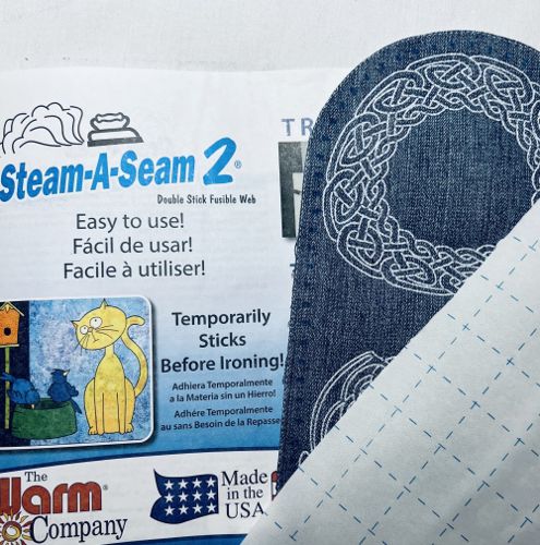 A photo of the Steam-A-Seam2 fusible net.
