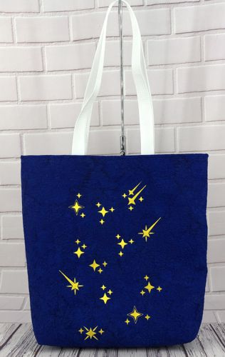 Finished bag, back panel.
