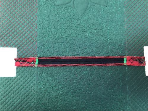 Bottom seam pressed open.