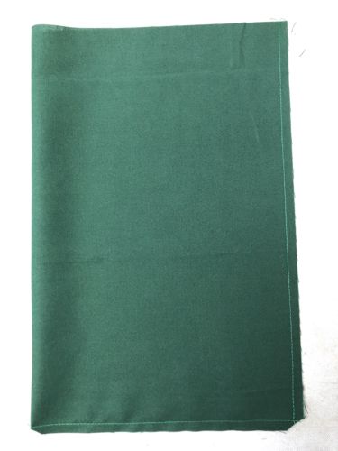 The fabric for the pocket folded and sewn along the one short and one long sides.