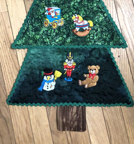 The second level is attached to the first one.