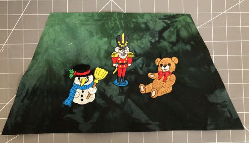 The first level with 3 stitch-outs.