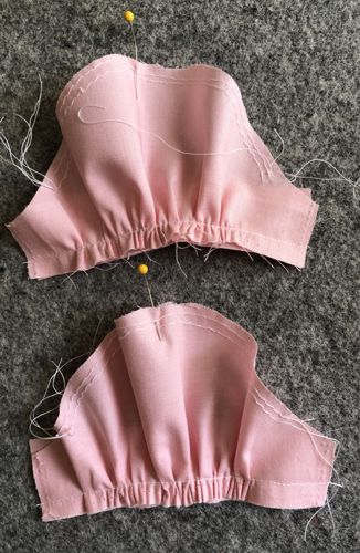 Cuffs stitched to the sleeves.