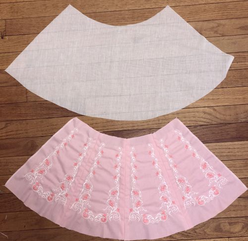 Cut the lining out.