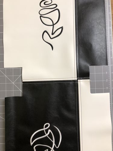 Open the seam and top-stitch on both sides.