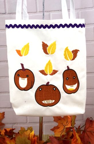 Quilted Placemats with Fall Harvest Applique