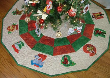 12 Days of Christmas Tree Skirt image 9