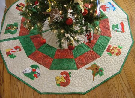 12 Days of Christmas Tree Skirt image 8