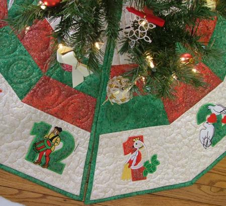 12 Days of Christmas Tree Skirt image 7