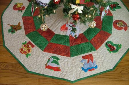 12 Days of Christmas Tree Skirt image 10