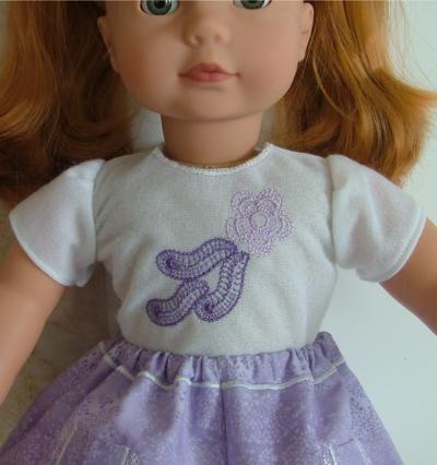 Forget-Me-Not Blouse for 18-inch Dolls image 11
