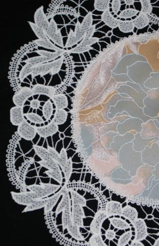 FSL Battenberg Rose Lace Doily image 6