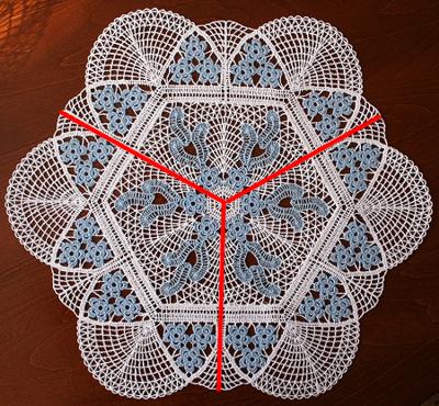 FSL Crochet Forget-Me-Not Doily and Bowl image 3