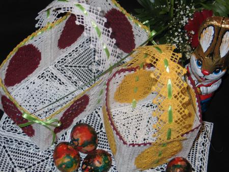 FSL Crochet Easter Basket and Doily image 8