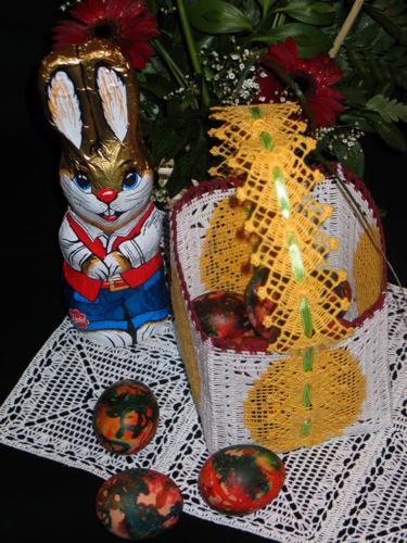 FSL Crochet Easter Basket and Doily image 9