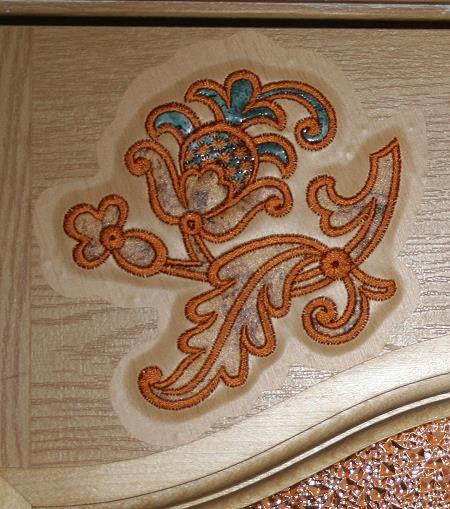 "Embroidered" Cabinets image 10