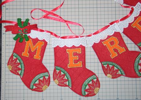 Christmas Stocking Garland image 9