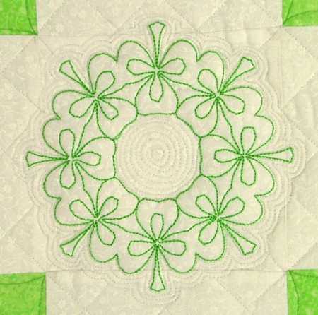 Double Irish Chain Shamrock Quilt image 6