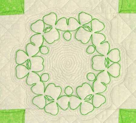 Double Irish Chain Shamrock Quilt image 8