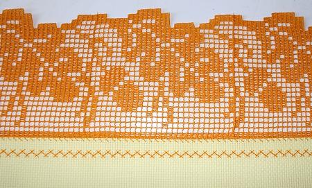 FSL Crochet Oak Leaf Border and Insert Set image 4