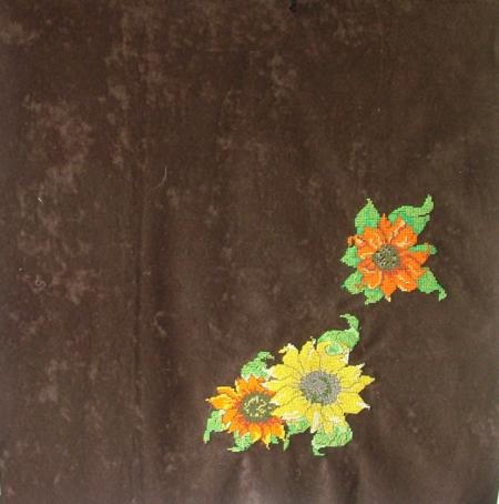 Sunflower Cushion with Pocket image 2