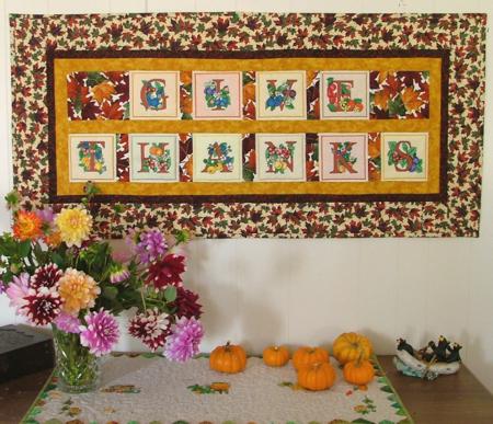 Thanksgiving Wall Quilt image 1