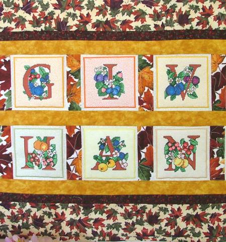 Thanksgiving Wall Quilt image 9