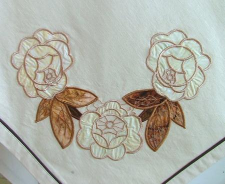 Rose Wreath and Corner Appliqué Set image 6