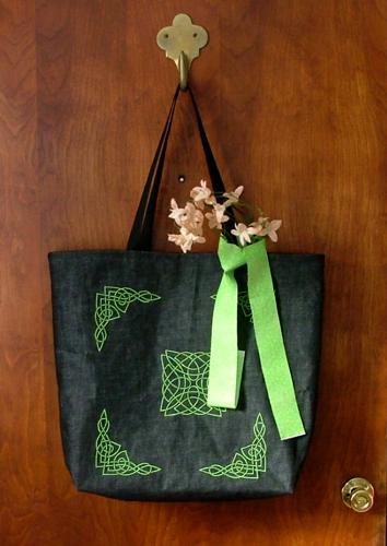 Tote Bag with Celtic Motifs image 8