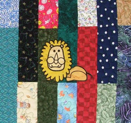 Kids' Scrap Quilt with Appliqué image 4