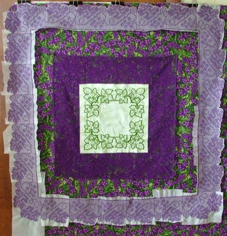 FSL Crochet Grape Vine Border and Insert Set image 11